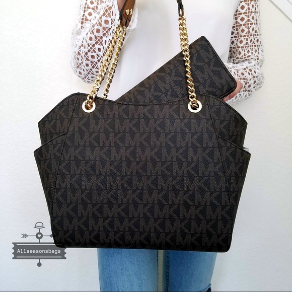 Michael Kors Large Jet set chain tote large NWT - Picture 4 of 6